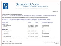 Kosher Certificate