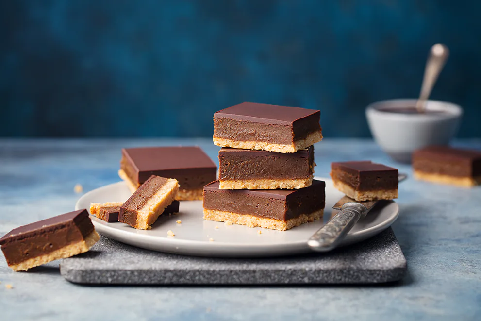 Bar Cookie with Chocolate and Turkish Coffee